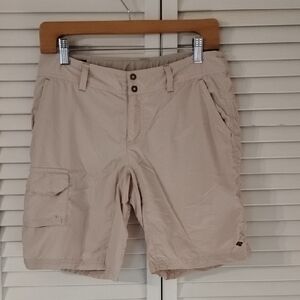 Columbia Women's Tan Cargo Shorts